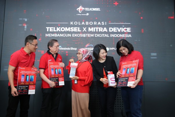 Telkomsel bersama Mitra Device memperkuat akselerasi ekosistem digital Indonesia, (30/7/2019)