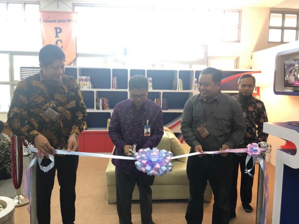 Peresmian BI Corner yang ke-16 di Politeknik Caltex Riau pada Jumat (18/10/2019)