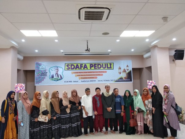 Penggalangan dana yang dilakukan di Auditorium Arafah As Shofa pada Jumat (18/10/2019) bersama Ustadz Restu (Aksi Indosiar). 