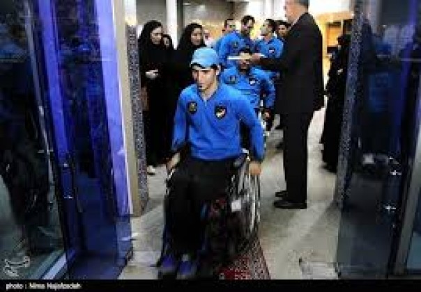 Iranian Athletes when leave for Incheon Asian Para Games 
