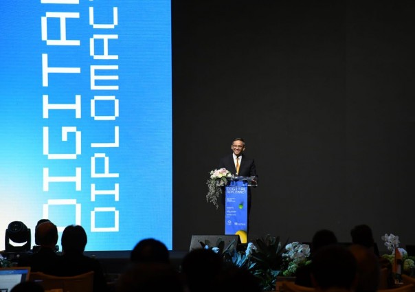 Regional Conference on Digital Diplomacy (RCDD) resmi ditutup Direktur Jenderal Informasi dan Diplomasi Publik, Cecep Herawan. 