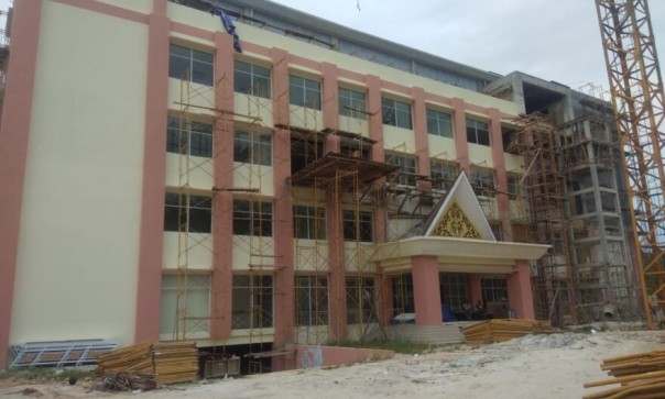 Proyek pembangunan gedung rawat inap Rumah Sakit Umum Daerah (RSUD) Bangkinang