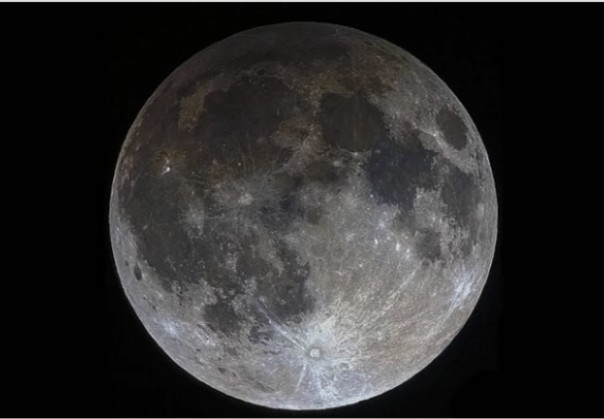 Gerhana Bulan Supermoon yang terjadi pada Sabtu (11/1/2020) dini hari.