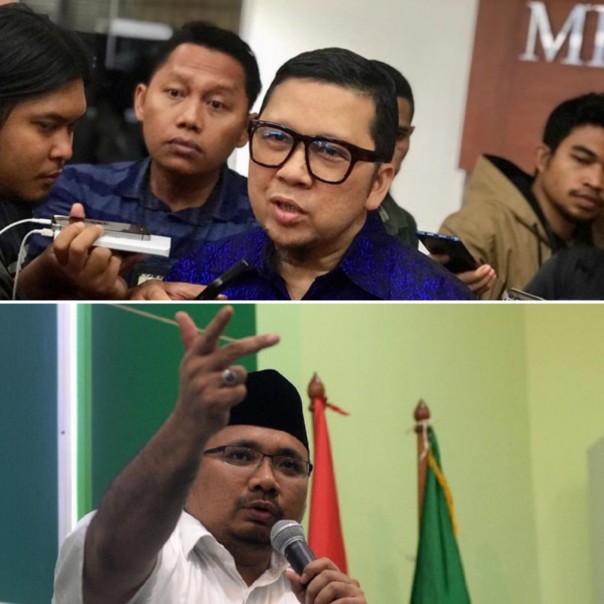 Ketua Komisi II DPR Ahmad Doli Kurnia Tanjung dan Wakil Ketua Komisi II DPR Yaqut Cholil Qoumas