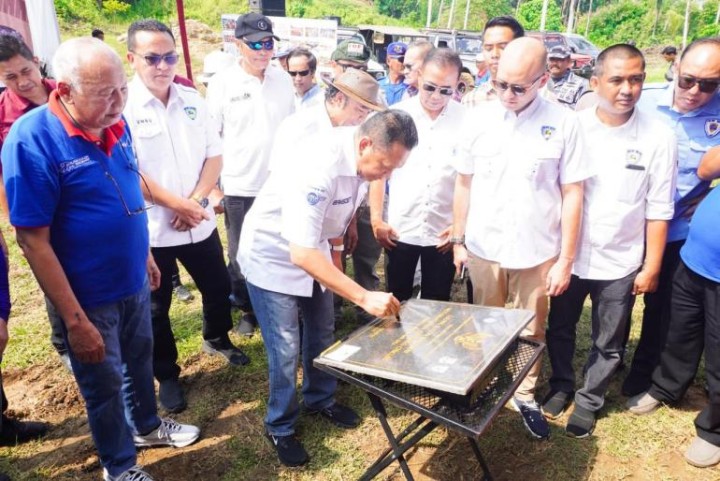 Bamsoet Letakkan Batu Pertama Pembangunan Sirkuit Off Road Ujung Kulon