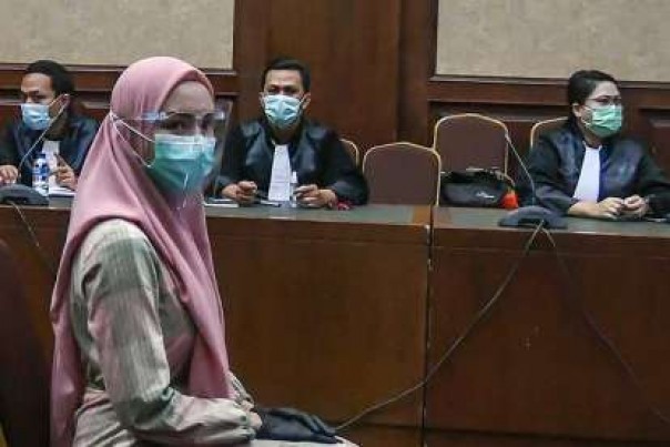 Jaksa Pinangki Sirna Malasari saat dalam persidangan beberapa waktu lalu. 