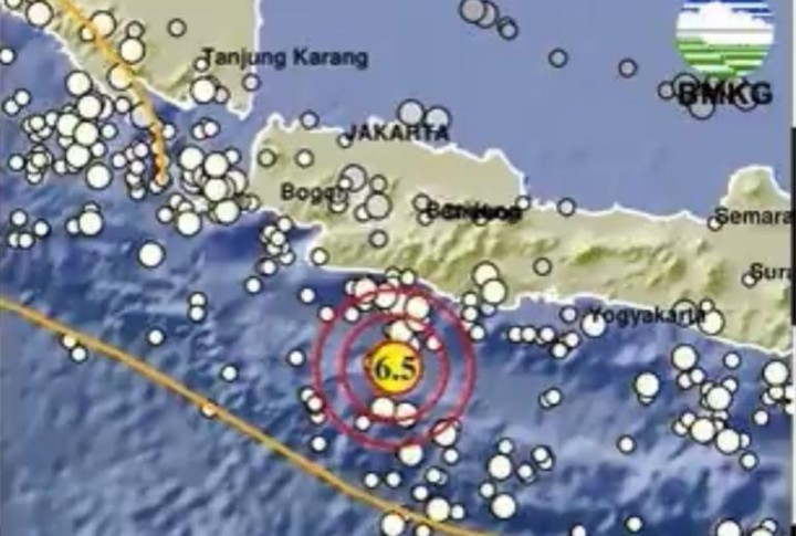 Gempa M6 5 Goyang Kabupaten Garut  Tidak Berpotensi Tsunami