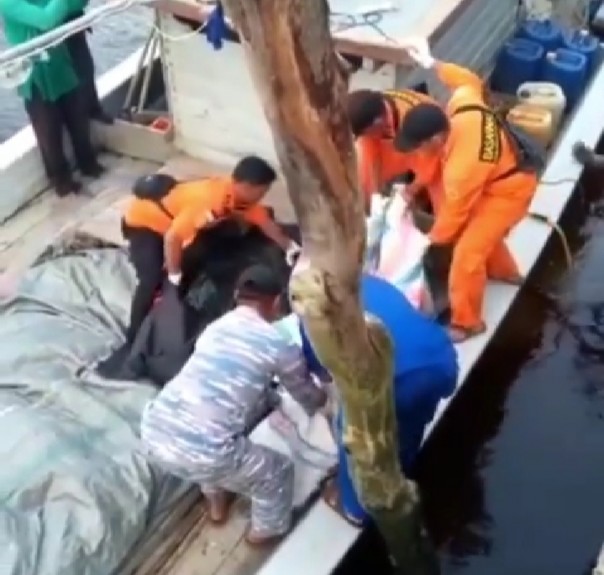 Crew Kapal KM S.27 GT.6 ditemukan meninggal di perairan Panipahan, Rokan Hilir