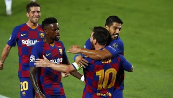 Barcelona melenggang ke Perempat Final Liga Champions setelah singkirkan Napoli, Minggu dini hari WIB. 