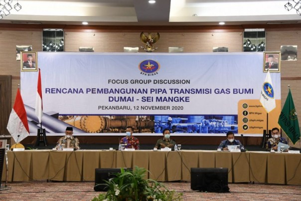 Pemprov Riau Sambut Baik Pembangunan Pipa Gas Bumi Dumai-Sei Mangke