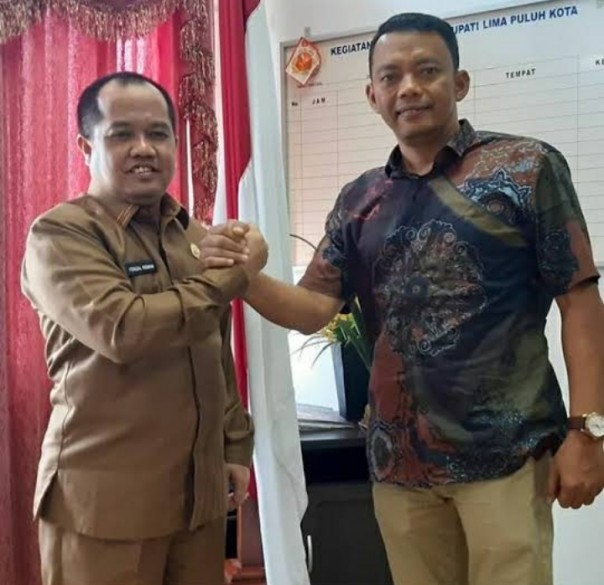 Ferizal Ridwan-Nurkhalis, pasangan calon kepala daerah kabupaten Limapuluh Kota.