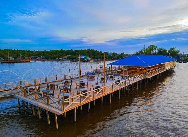 kampoeng nelayan resto di Dumai. /Ist