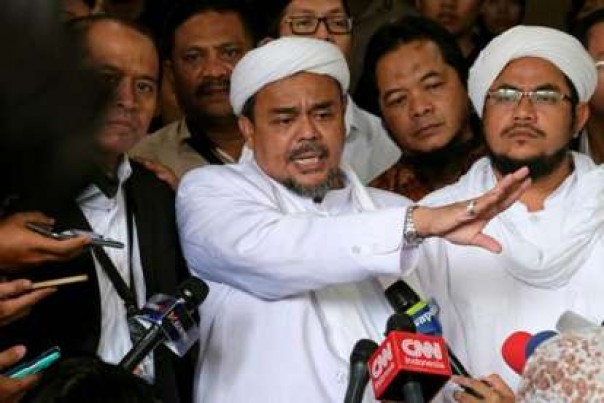 Imam Besar FPI Habib Rizieq Shihab beberapa waktu silam. 