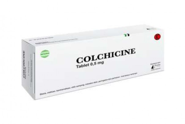Ilustrasi obat Colchicine. 