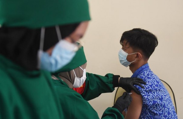 Capaian Vaksin Baru 45 Persen, Satgas Covid-19 Riau Minta Tiga Instasi Saling Kerja Sama