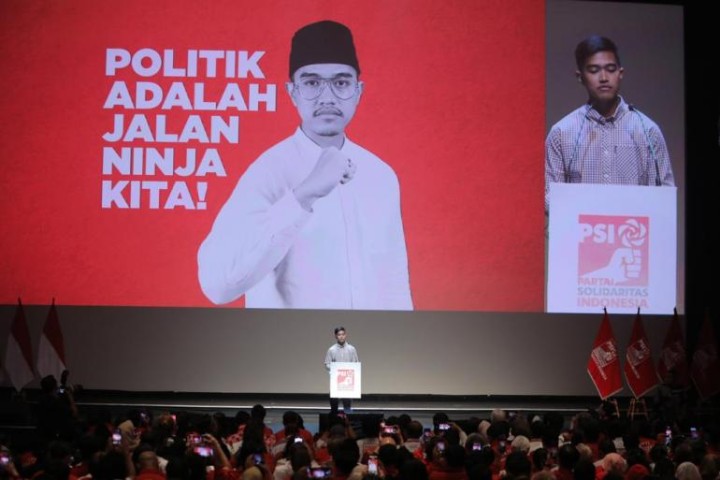 Pidato Perdana Jadi Ketum PSI Kaesang Ingatkan Anak Muda  Politik Adalah Jalan Ninja Kita