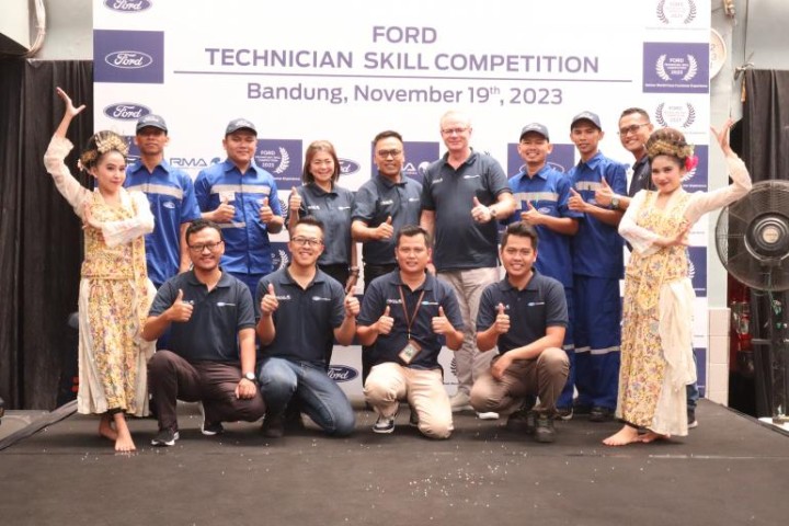 Kerek Kualitas Teknisi  RMA Indonesia Gelar Ford Technician Skill Competition 2023