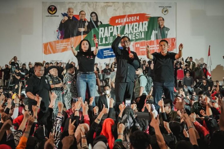 Hadiri Rapat Akbar Laju Indonesia Mahfud Mau Gaspol Bareng Ganjar Libas Korupsi