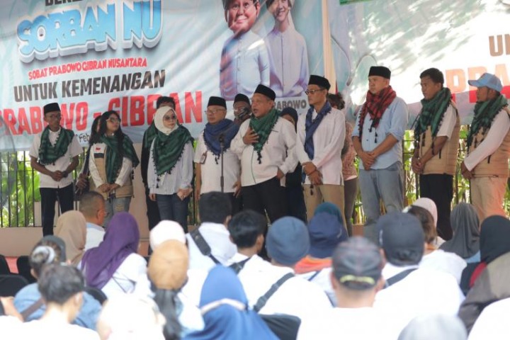 Dukung Prabowo Gibran Sorban NU  Program Makan Siang Gratis Sesuai Aspirasi Warga Nahdliyin