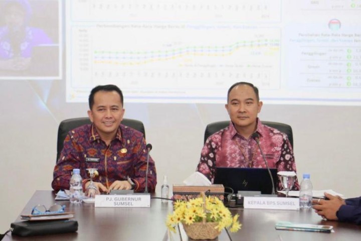 BPS  Februari 2024 Sumatera Selatan Mencatat Inflasi Rendah