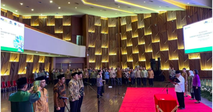 Didampingi Sri Mul  Menteri Basuki Lantik Komisioner BP Tapera
