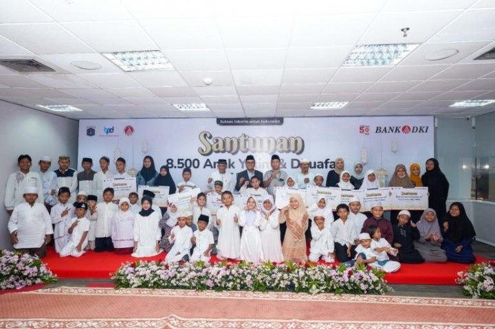 Ramadan  Bank DKI Gelar Santunan Yatim Piatu Di Lima Kota Jakarta