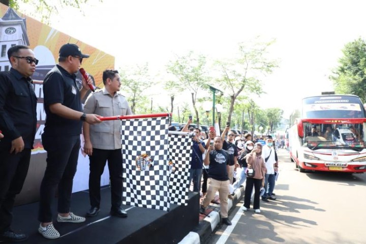 150 Bus Pulang Basamo Diberangkatkan  Ketua Panitia  Terima Kasih Pak Prabowo