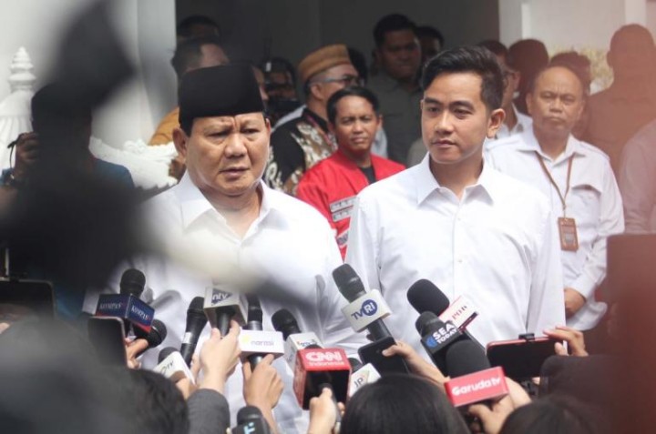 Tiba Di KPU  Prabowo Ajak Pimpinan Politik Bekerja Sama Untuk Rakyat